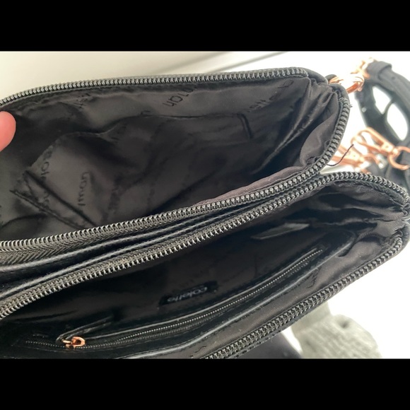 crossbody bag with rose gold chain - Picture 2 of 4